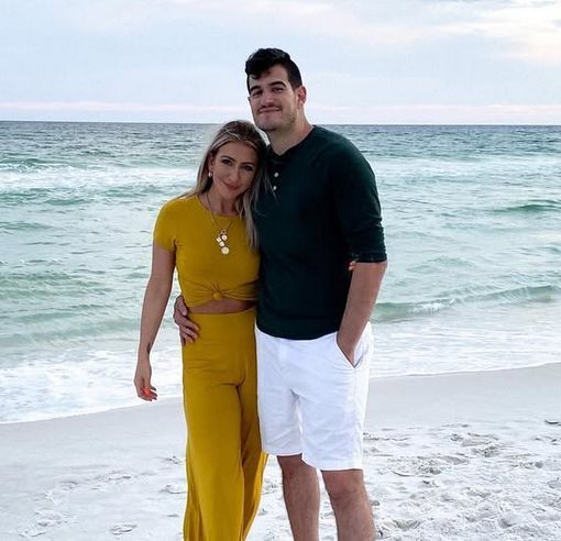 Alicia and Jason together at the beach